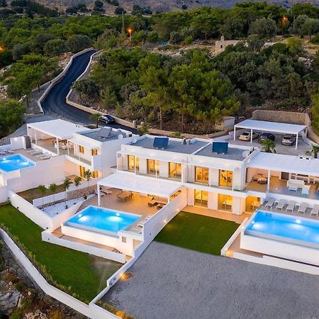 Villa Allegra With Pool In Pefkos, Lindos Area Pefki المظهر الخارجي الصورة
