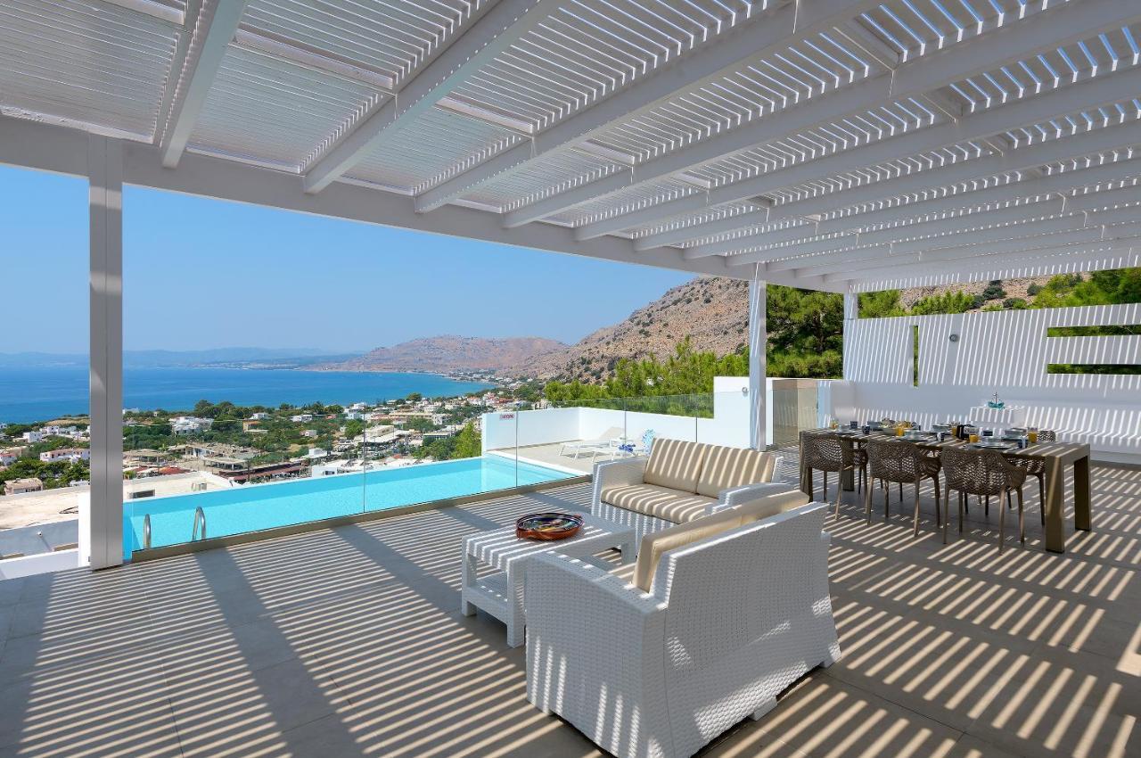 Villa Allegra With Pool In Pefkos, Lindos Area Pefki المظهر الخارجي الصورة