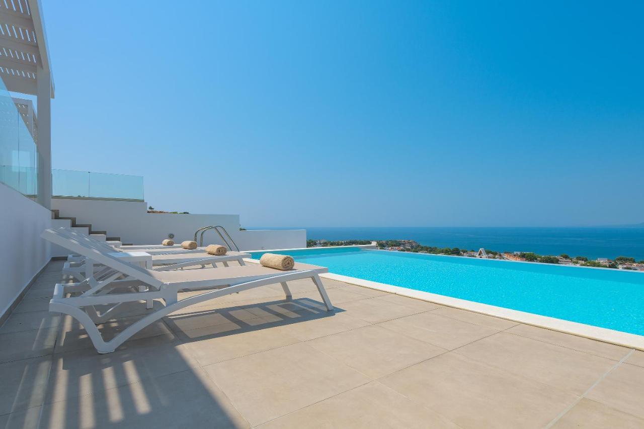Villa Allegra With Pool In Pefkos, Lindos Area Pefki المظهر الخارجي الصورة